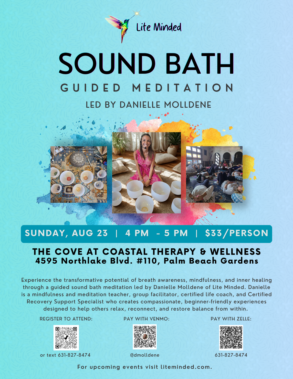 Sound Bath Session 8/23/26 at 4PM at The Cove at Palm Beach Gardens